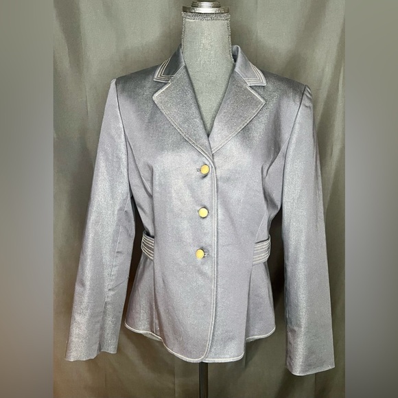 🤩 NEW ITEM! Isabella De Marco Navy Blue Tailored Jacket/Blazer - Picture 1 of 7